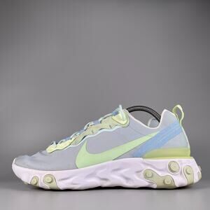 Women's 12 Men's 10.5 Nike React Element 55 Frosted Spruce Running Sneakers Shoe